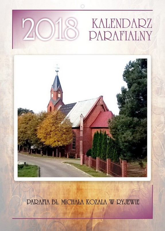 kalendarz parafialny na 2018
